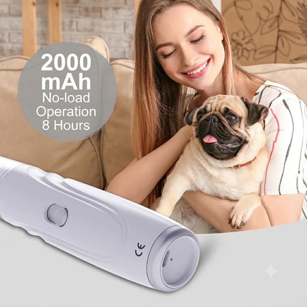 Dog Nail Grinder | Whisper-Quiet, Stress-Free Trimming for Dogs & Cats