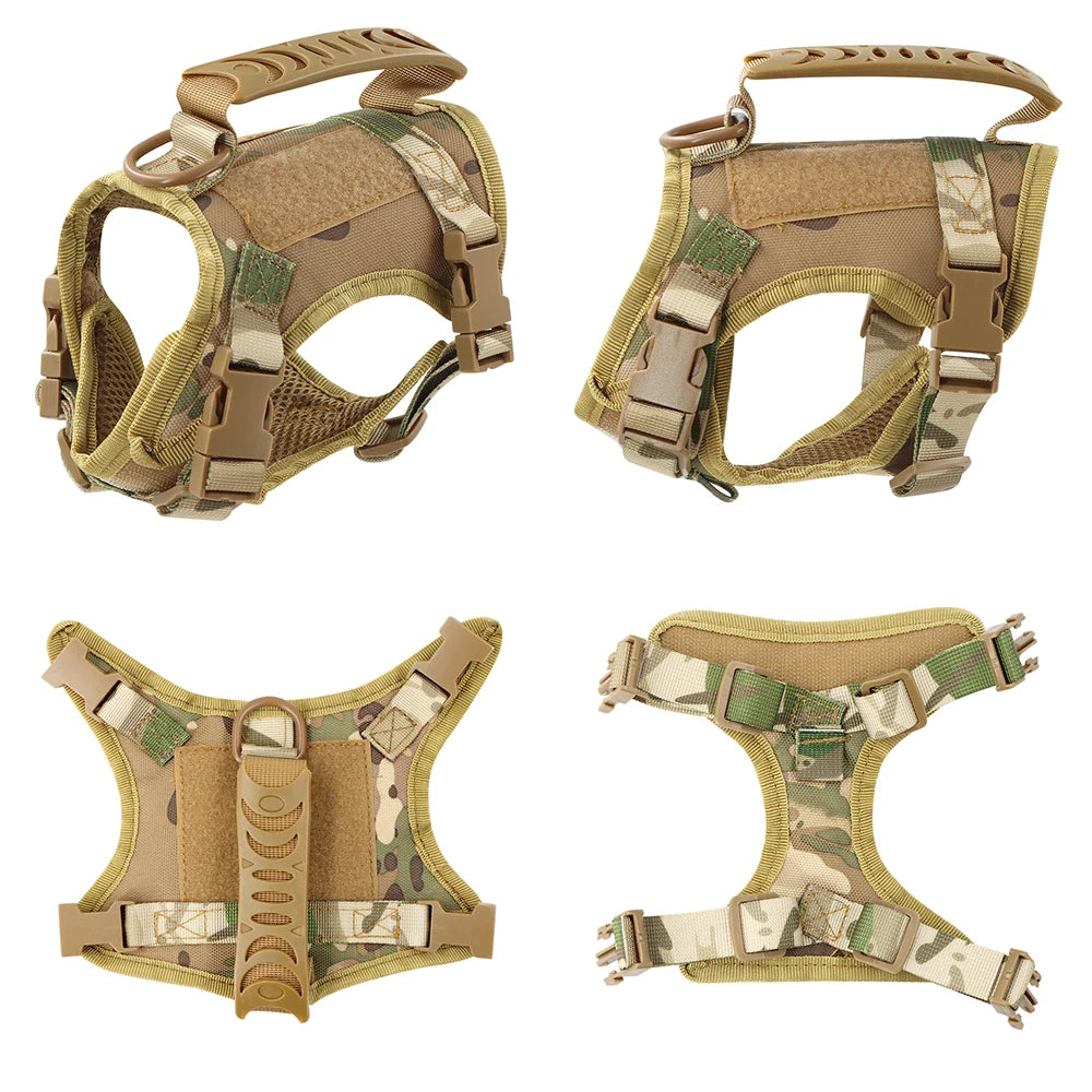 Tactical Cat Harness and Leash Set | Escape-Proof Mesh Vest, One Size Fits All