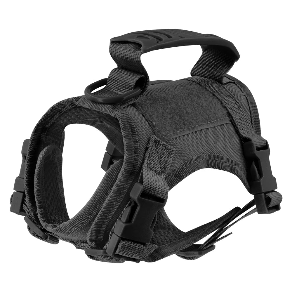 Tactical Cat Harness and Leash Set | Escape-Proof Mesh Vest, One Size Fits All