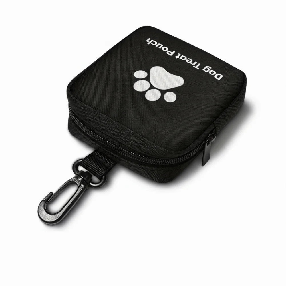 Waterproof Portable Dog Snack Bag Leak | Proof Large Capacity Pet Training Reward Pouch with Hanging Ring Zipper Closure