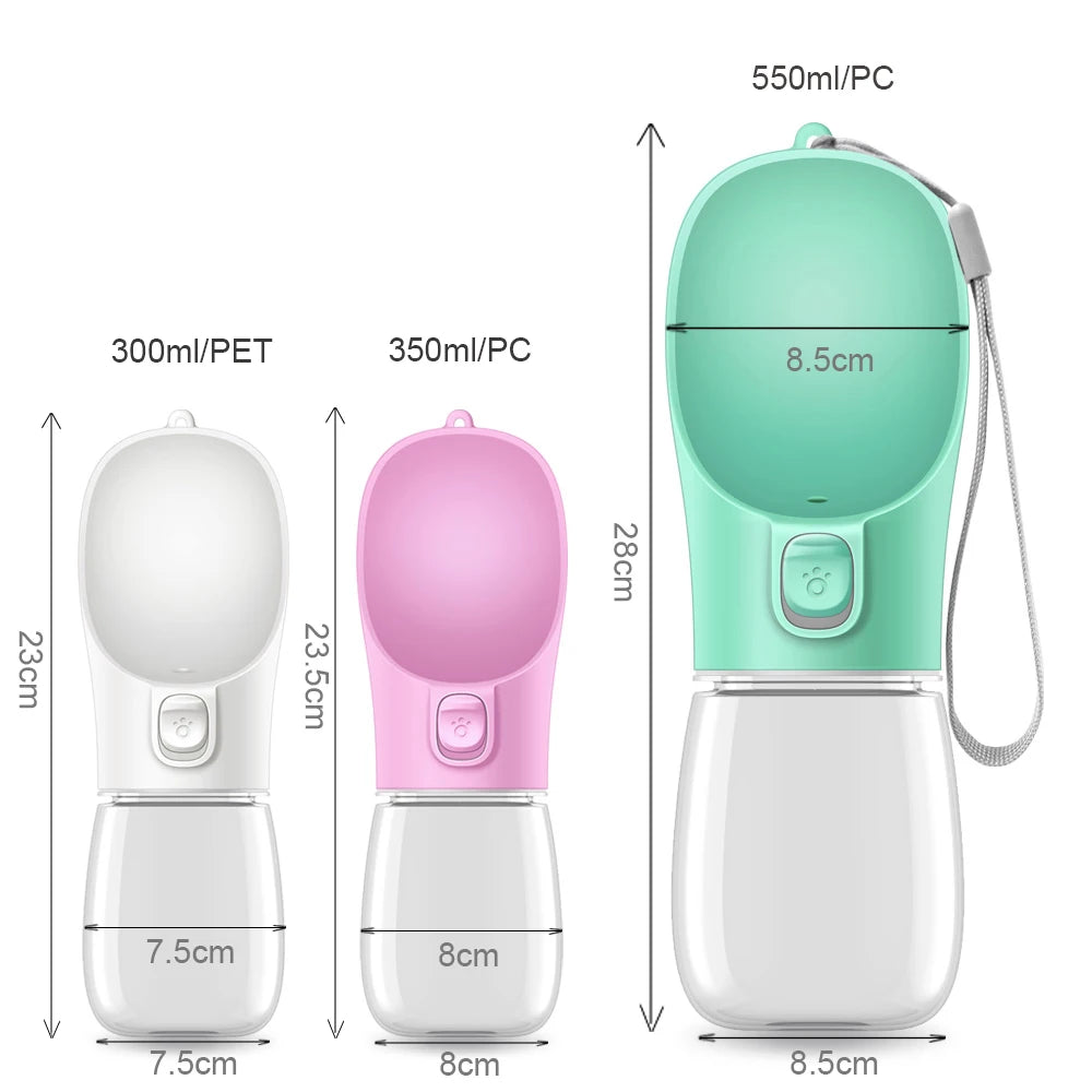 On-the-Go Dog Water Bottle | Leakproof, No-Drip, Perfect for Walks & Hikes