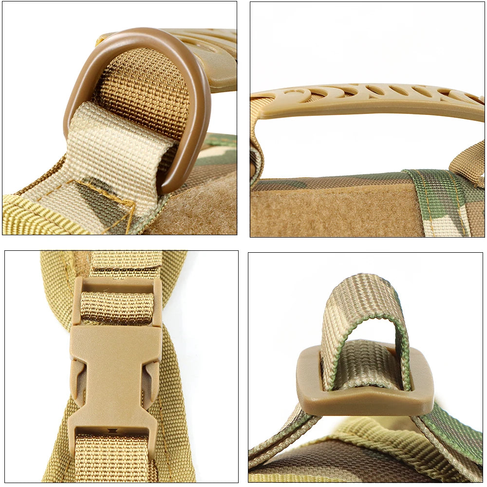 Tactical Cat Harness and Leash Set | Escape-Proof Mesh Vest, One Size Fits All