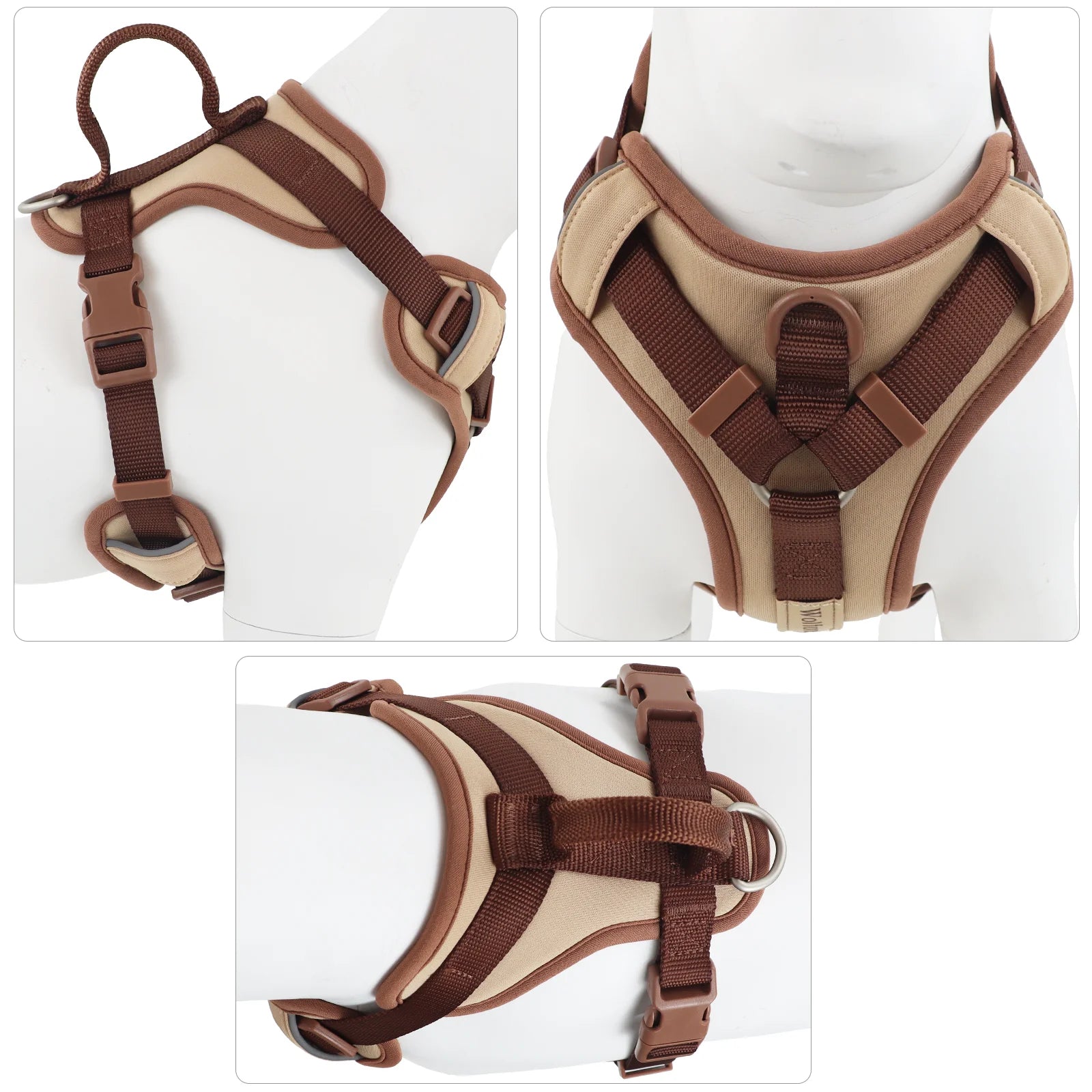 Luxury No-Pull Dog Harness | Adjustable Chest Strap | Personalized | S–XL