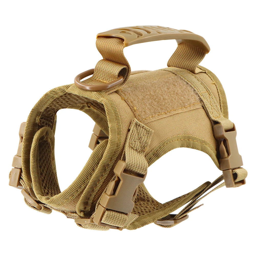 Tactical Cat Harness and Leash Set | Escape-Proof Mesh Vest, One Size Fits All