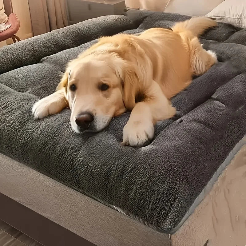 Extra Large Plush Dog Bed | Soft Sofa Mat for Small to Large Dogs