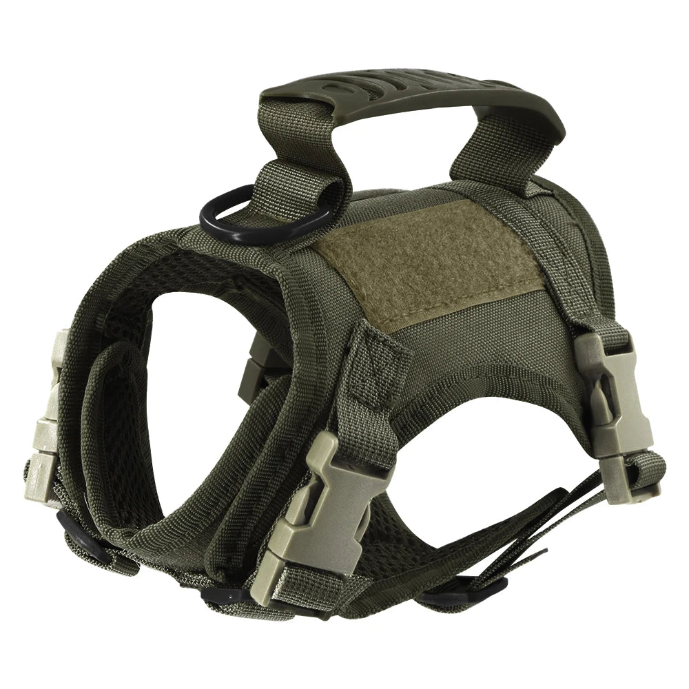 Tactical Cat Harness and Leash Set | Escape-Proof Mesh Vest, One Size Fits All