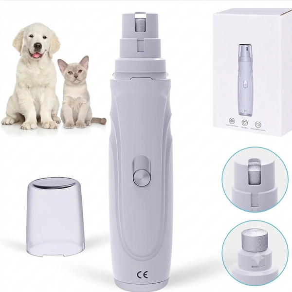 Dog Nail Grinder | Whisper-Quiet, Stress-Free Trimming for Dogs & Cats